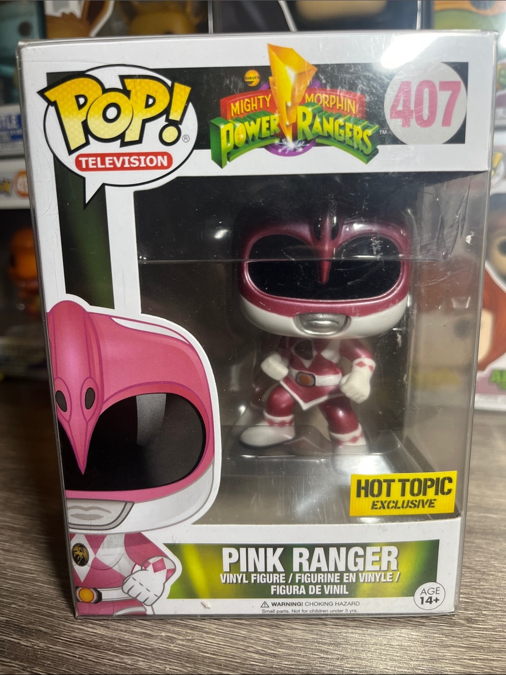 Funko Pink Ranger Pop! Vinyl Figure - Pink, White